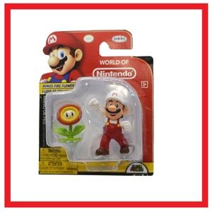 Super Mario World of Nintendo Figure Fire Mario